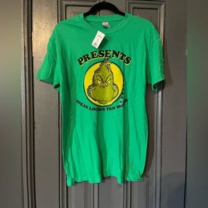 Graphic tee with The Grinch. New with tags .